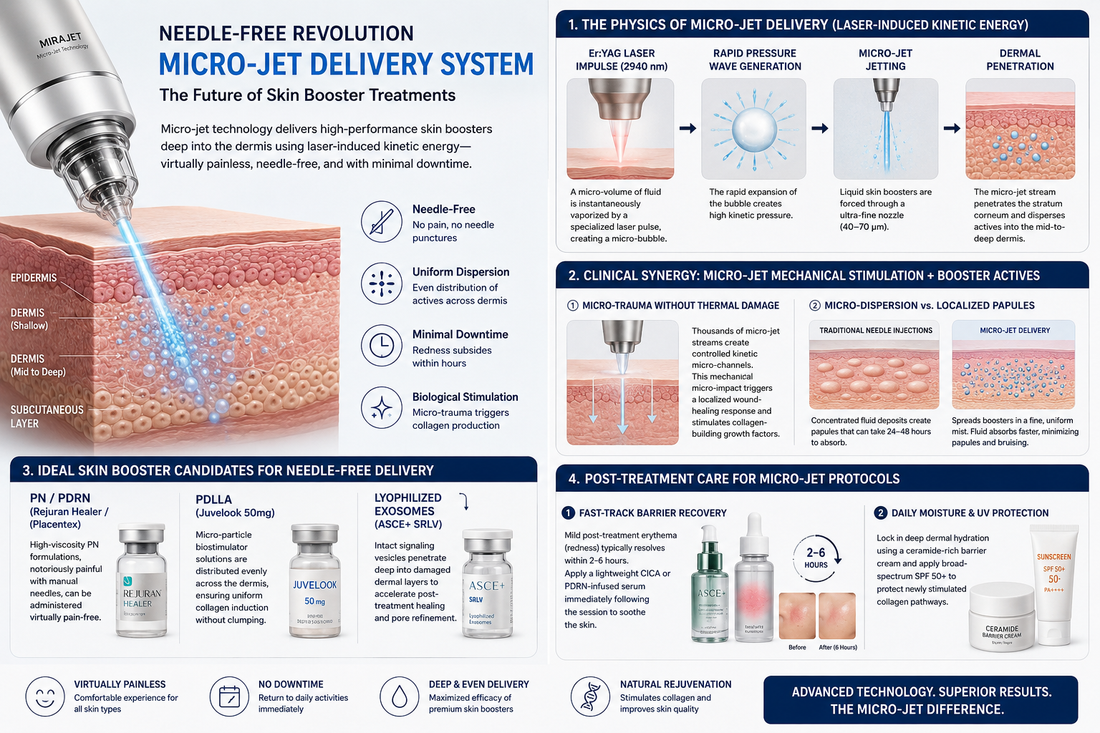 Needle-Free Micro-Jet Delivery: The Science of Painless Skin Booster Administration