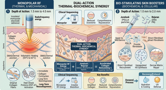 The Energy + Booster Synergy: Combining Monopolar RF with Bio-Stimulating Injectables