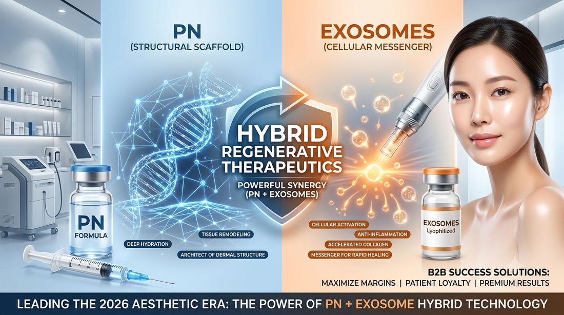 The Hybrid Aesthetic Era: Why the PN + Exosome Combination is the Ultimate Skin Booster Trend for 2026