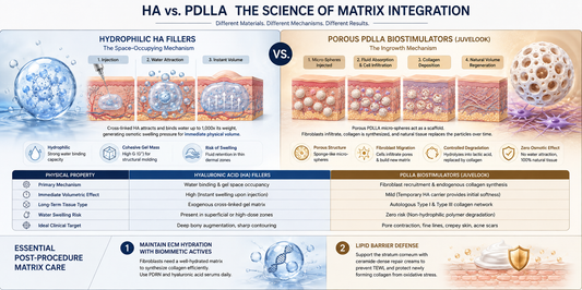 The Physics of Hydrophilic vs Porous Biostimulators: HA vs PDLLA & PLLA Matrix Integration