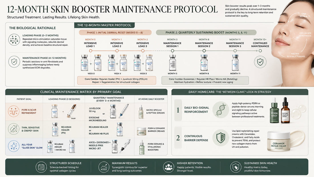 The Skin Booster Maintenance Protocol: How to Structure Long-Term Patient Retention Programs